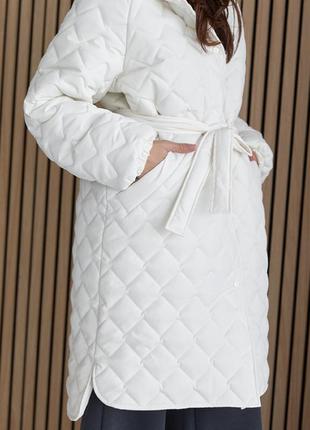 Стьобане пальто жіноче, розмір s,m2 фото