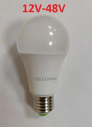 Лампа світлодіодна низковольтна ledium a60 12-48v 12w e27