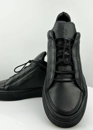 Ботинки черные3 фото