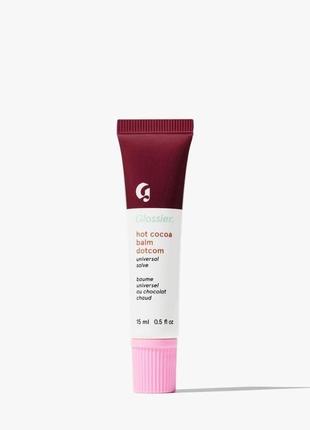 Лімітований бальзам для губ glossier гарячий шоколад (глоссіер) hot cocoa, 15 ml, сша