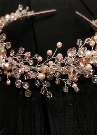 Обідок ніжно рожевий