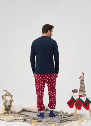 Мужской комплект с брюками - merry christmas - family look для семьи2 фото