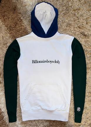 Худи billionaire boys club embroidered colour block popover hoody, оригинал
