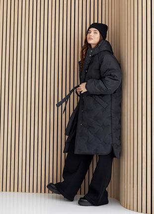 Стьобане пальто жіноче, розмір s,m7 фото