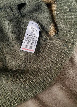 Новогодняя кофта свитерик next 4