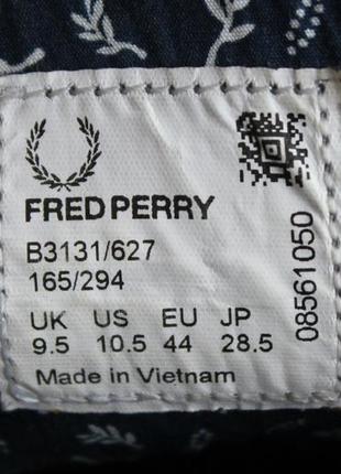 Низкие ботинки fred perry byron suede оригинал нат замша8 фото