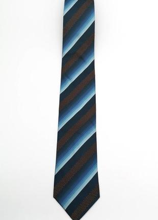 Краватка стильний в смужку, abrams, шовковий!2 фото
