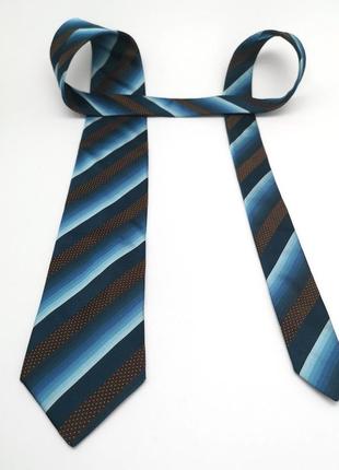 Краватка стильний в смужку, abrams, шовковий!3 фото