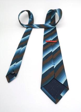 Краватка стильний в смужку, abrams, шовковий!9 фото