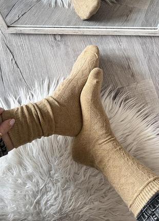 Женские теплые высокие носки2 фото