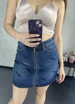 Джинсовая юбка