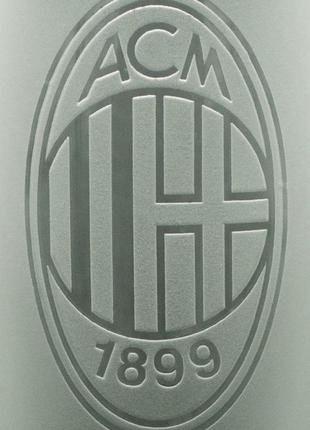 Подарочный матовый бокал 440 мл  с лого футбольного клуба милан ac milan  football club2 фото