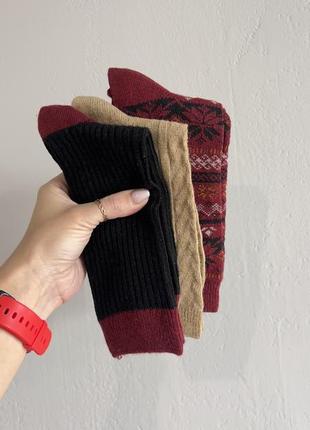 Жіночі теплі високі шкарпетки8 фото
