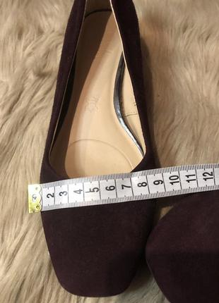 Зручні жіночі туфлі сливового кольору footglove