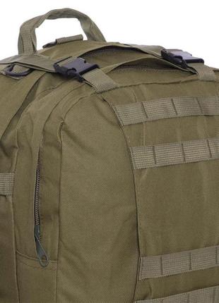 Армейский рюкзак тактический 50-55 литров зсу рюкзак с подсумками походный штурмовой рюкзак олива7 фото