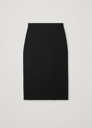 Cos черная юбка м размер1 фото