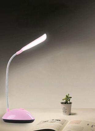 Міні настільна лампа на батарейках led desk light rose