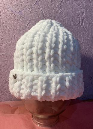 Тепла шапка handmade5 фото