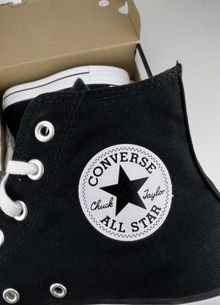 Кеды converse chuck taylor all star lift hi 560845c black текстиль, оригинальные кеды конверс3 фото