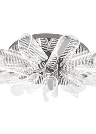 Світлодіодна led люстра velmax v-cl-calla, 48w, 3000k-6500k, 2880lm, з пультом керування