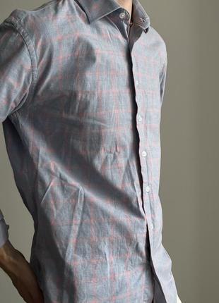 Willam mahoney flannel shirt преміальна фланелева сорочка в клітинку ніжна світла щільна цікава гарна мяка оригінал преміум3 фото