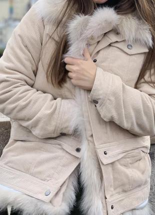Куртка з хутром silvian heach