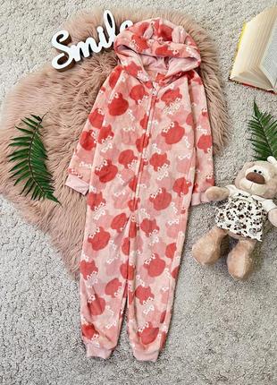 Теплая флисовая пижама кигуруми No1031 фото