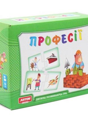 Пазли логічні "професії" комбінований різнобарв'я
