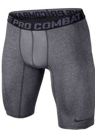 Мужские спортивные компрессионные шорты трусы nike pro combat