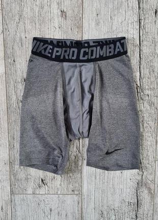 Чоловічі спортивні компресійні шорти труси nike pro combat8 фото