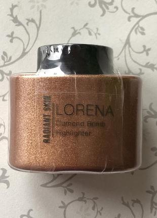Lorena beauty хайлайтер diamond bomb тон 04))25 г