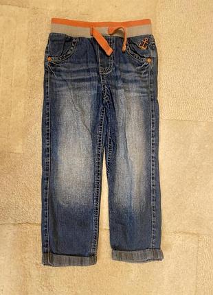 Джинси "f&f" світлі на резинці для хлопчика.