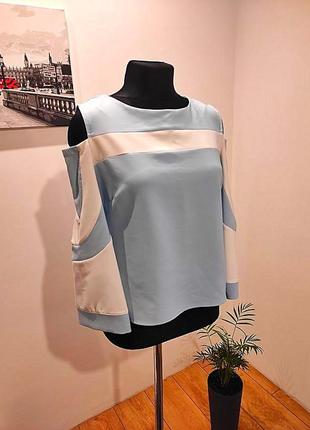 Стильна блуза блакитна /туреччина