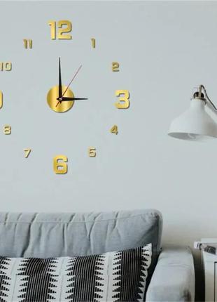 Креативний настінний годинник "зроби сам", стильний настінний 3d годинник4 фото