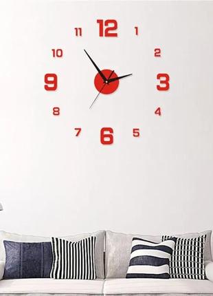 Креативний настінний годинник "зроби сам", стильний настінний 3d годинник3 фото