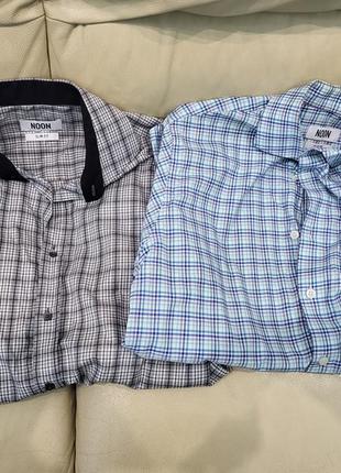 Пакет брендовых мужских рубашек, м! набор из 6 шт.zara,dutti и другие3 фото