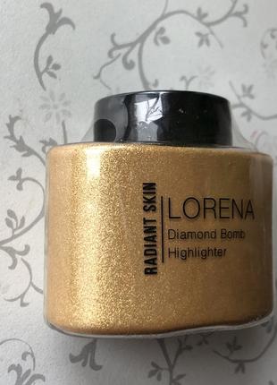 Lorena beauty хайлайтер diamond bomb тон 034 фото