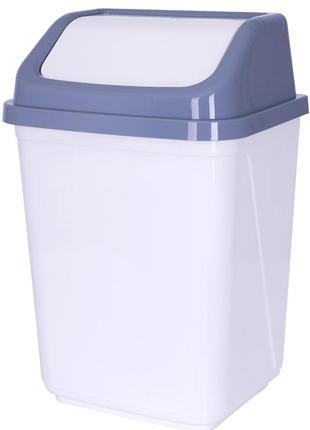 Контейнер для мусора violet house white-grey