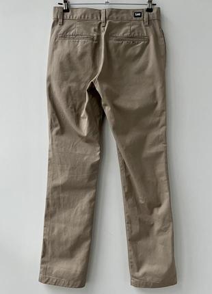 Lee uniform брюки брюки чинос workwear стиль оригинал новые бежевые премиум прочные свободные плотные3 фото