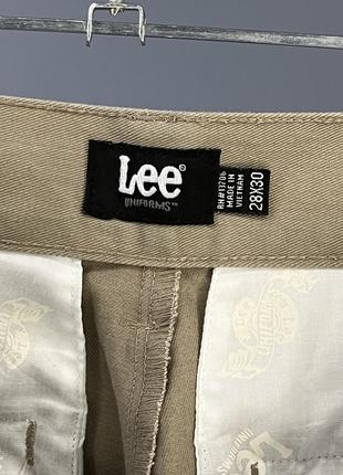 Lee uniform брюки брюки чинос workwear стиль оригинал новые бежевые премиум прочные свободные плотные6 фото