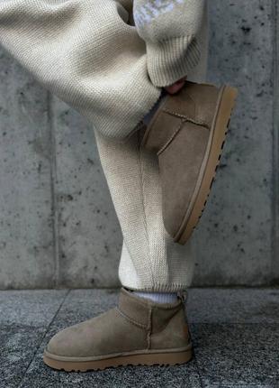 Уги угі уггі угги ugg ultra mini beige