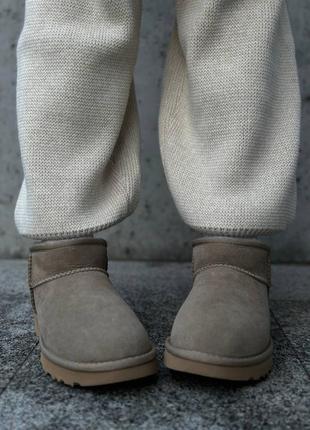 Угги угги угги ugg ultra mini beige7 фото