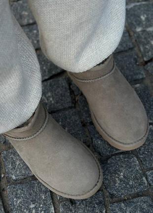 Угги угги угги ugg ultra mini beige5 фото