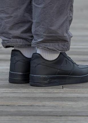 Женские кроссовки nike air force 1 all black 36-37-416 фото