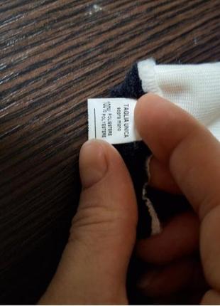 Красивые итальянские перчатки принт зебра taglia unica