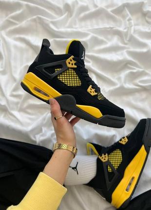 Кроссовки nike air jordan 4 thunder 20236 фото