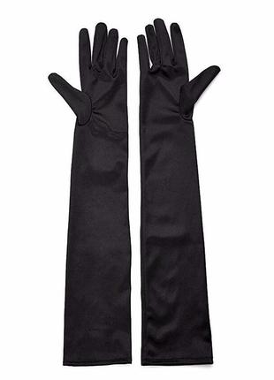 Длинные  облегающие перчатки винтажный стиль4 фото