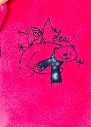 Пижама женская махра, цвет розовый3 фото