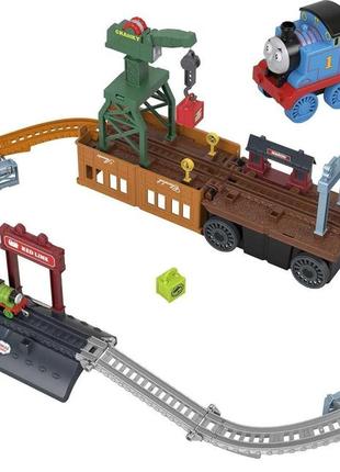 Игровой набор железная дорога томас-трансформер 2 в 1 thomas & friends (gxh08)1 фото