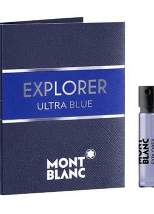 Оригінал montblanc explorer ultra blue 2 ml ( монтбланк эксплоэр ) парфумована вода1 фото